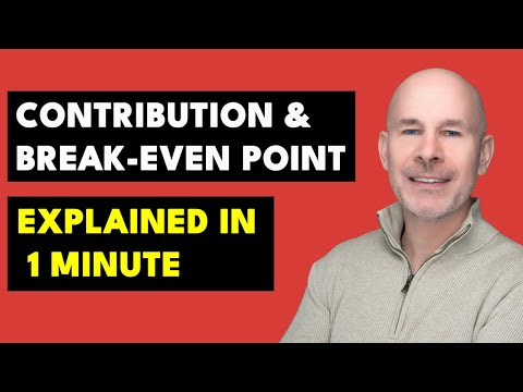 Contribution per Unit and Breakeven Point Explained in 1 minute  | ACCA PM | CVP Help
