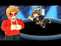 ROBLOX CHOP GET ELIMINATED IN THE HOLE CHALLENGE