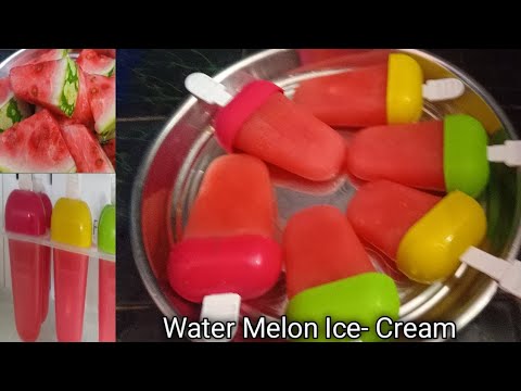 Water Melon Ice Cream# Home Made Ice Cream# పుచ్చకాయ ఐస్ 🍉🍉# Summer Special# Deekshana Malle#