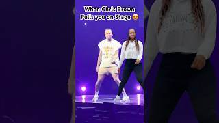 When Chris Brown pulls you on Stage 😍 #chrisbrown #explorepage #fyp