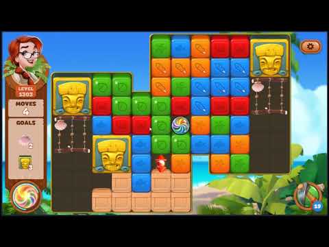 Lost Island Blast Adventure Level 1303 - NO BOOSTERS 🏝️ | SKILLGAMING ✔️