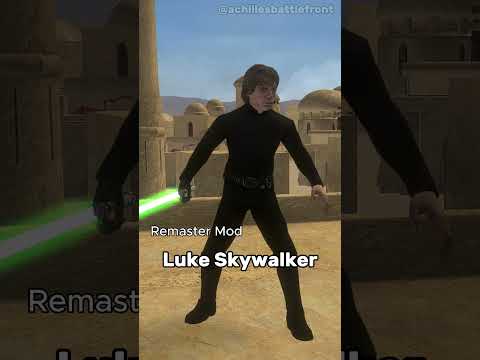 Heroes Comparison | OG Star Wars Battlefront II vs Remaster Mod #starwars #battlefront2 #shorts