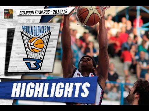 Highlights Brandon Edwards - Club Melilla Baloncesto 2015/16