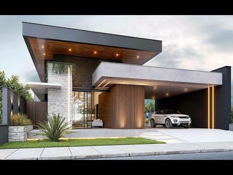 LINDAS FACHADAS DE CASAS TÉRREAS MODERNAS