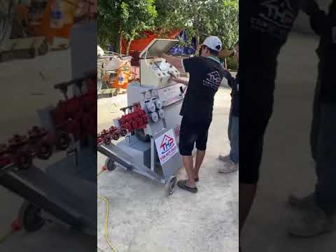 Bàn giao máy bẻ đai sắt cho khách hàng tại Hà Tĩnh