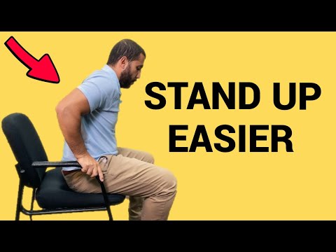 How to stand up from a seated position (EASIER)