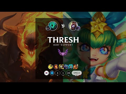 Thresh Support vs Lulu - KR Master Patch 12.20