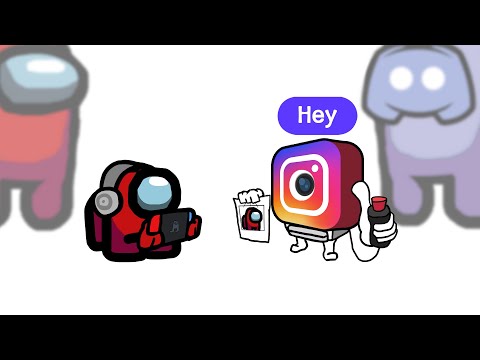 Mini Crewmate Kills Messaging Apps | Among Us