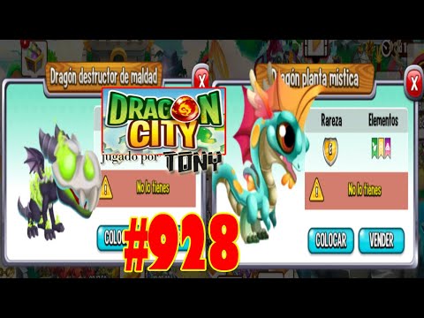 Dragon City "Capítulo 928 - El Dragón Destructor de Maldad y  Dragón Planta Mística" por Tony