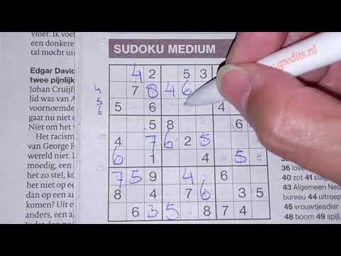 Still surprised with Saturday's Additional. (#983) Medium Sudoku puzzle. 06-15-2020
