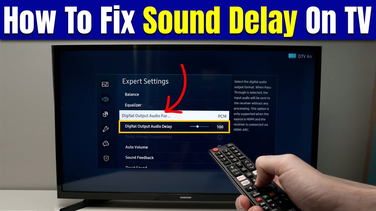 How To Fix Sound Delay On TV – Simple Steps to Fix Lip Sync Issues Fast