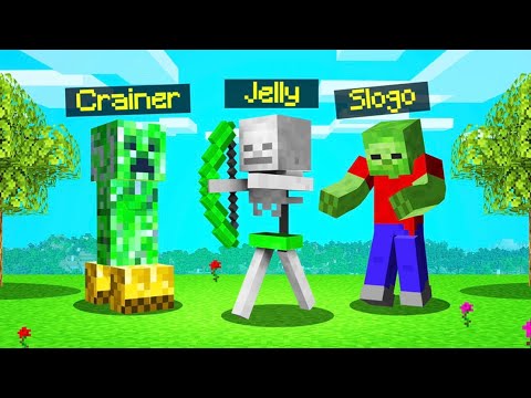 Insane MINECRAFT Challenge: Playing as EVERY MOB!