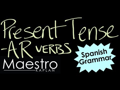 Conjugating //AR Verbs in the Present Indicative Tense