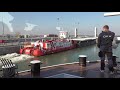 Float Through the Massive Danube River Gabcikovo Lock: Budapest-Bratislava