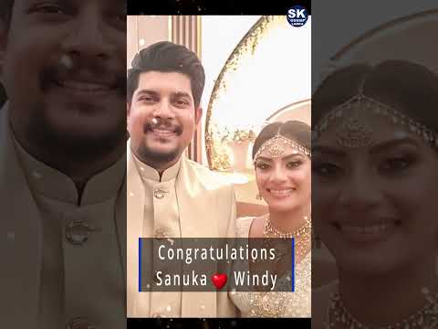 sanuka and windy wedding #shorts #wedding #srilanka / aiyyo sami