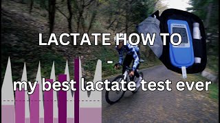 LACTATE HOW TO - my best lactate test EVER