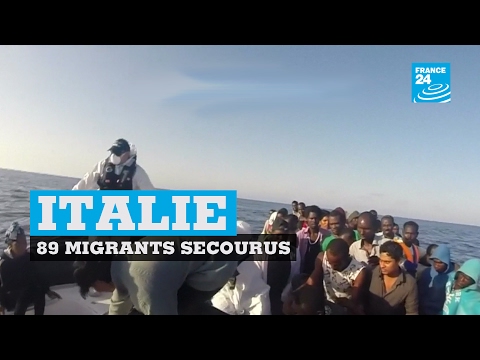 Italie : 89 migrants secourus