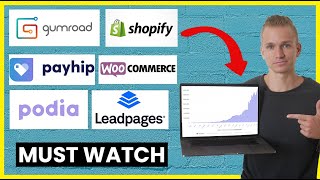 Best Way To Sell Digital Products/Downloads Online 2024 (Gumroad vs Payhip vs Shopify vs Woocommerce
