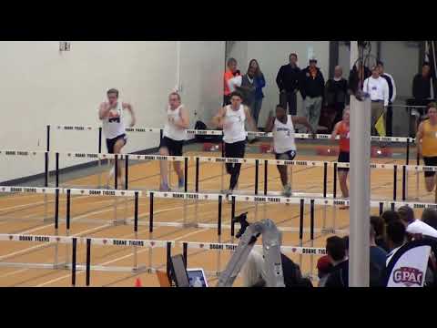 2018 GPAC Indoor - Men's 60m Hurdles - Heat 2 - Hulett