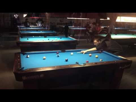 hill hill match between Frank Urbanik and Mark Tafoya, yes he made the eight ball at the end