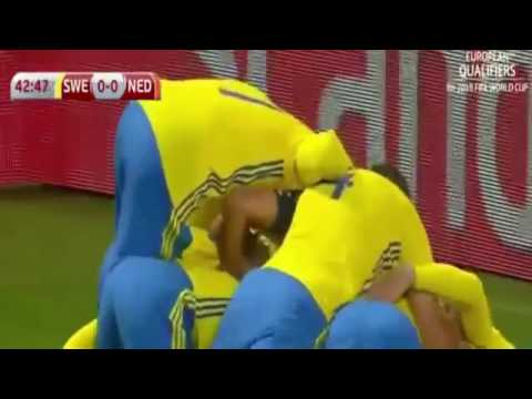Sweden vs Netherlands 1 - 1   Highlights 06 09 2016 World Cup Qualification