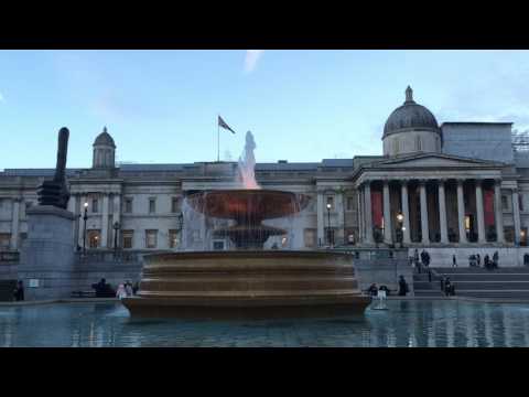 Fountains at Trafalgar Square II
