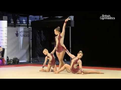 ACRO Women 12-18 Group - South Tyneside Gym Club - GOLD