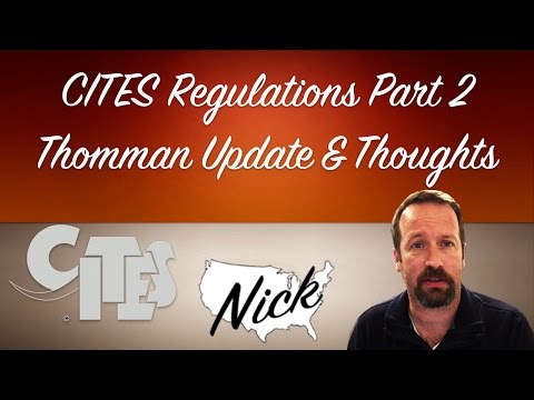 CITES Rosewood Guitar Regulations Part 2 - Thomann Update and Thoughts