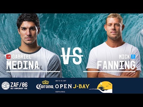 Gabriel Medina vs. Mick Fanning - Quarterfinals, Heat 1 - Corona Open J-Bay 2017