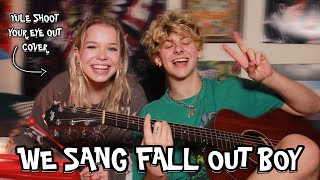 WE SANG FALL OUT BOY FOR CHRISTMAS (YULE SHOOT YOUR EYE OUT COVER) | NOAHFINNCE FT MAY