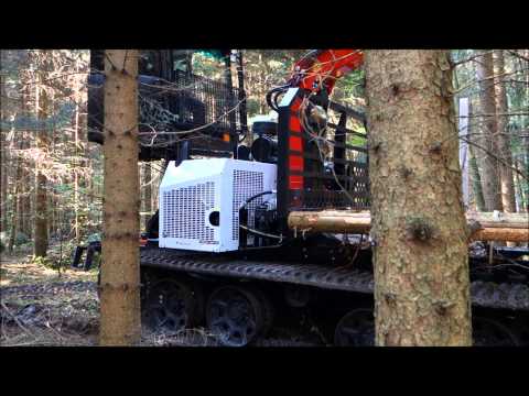 Forwarder, Tracked Utility Vehicle Prinoth T8, Palfinger, low gound pressure,