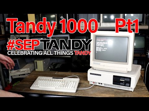 Tandy 1000 Pt 1 - Clean and Keyboard - #SepTandy