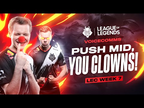 Push Mid, You Clowns! | LEC Spring 2020 Week 7 Voicecomms