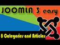 Joomla 3 Tutorials: Create Categories and Articles in Joomla