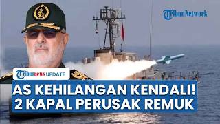 Rangkuman Iran-AS: 2 Kapal Perusak AS Kabur Dirudal Iran, Sekutu Trump Tolak Bantu Blokade Hormuz