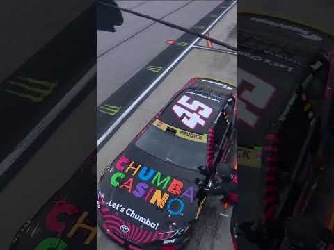 A pit road hiccup for Tyler Reddick