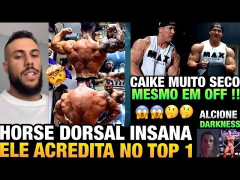 HORSE MOSTRA DORSAL INSANA - CAIKE FIBRADO EM OFF ASSUSTA BALESTRIN - ALCIONE ASSINA COM A DARKNESS