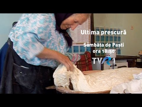 Ultima prescură, în Sâmbăta Mare, la TVR1