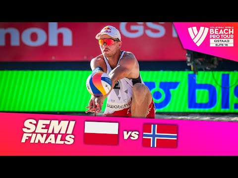 Bryk/Łosiak vs. Mol, A./Sørum, C. - Semi Finals Highlights Gstaad 2023 #BeachProTour