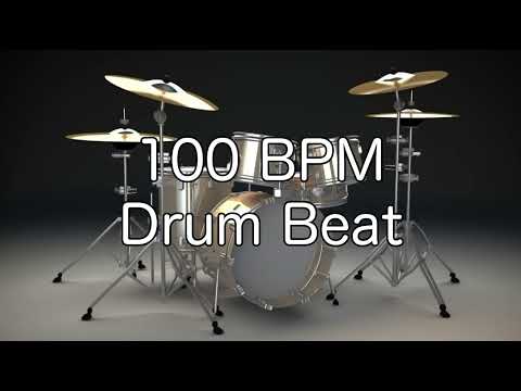 100 BPM Shuffle Drum Beat for Musical Practice
