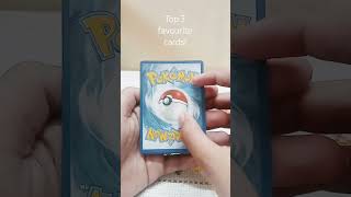 top 3 favourite Pokemon cards!🔥#pokemon #pokemoncards #pokemonTCG #pokecollector #shorts #ytshorts