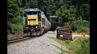 An Afternoon of Heat and Color: Railfanning on NS in West Georgia - 8/8/18