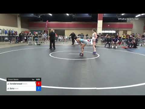 57 Kg Consolation - Joanna Vanderwood, Washington Vs Jennifer Soto, Daniel Cormier Wrestling Club