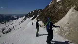Going Down Path to Paradise at Snowbird, May 26, 2014