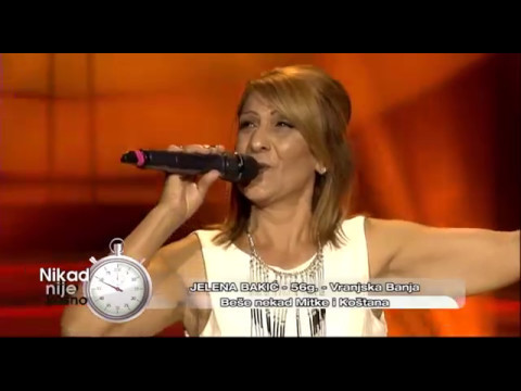 Jelena Bakic - Bese nekad Mitke i Kostana - (live) - Nikad nije kasno - EM 04 - 23.10.2016