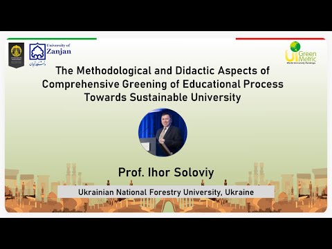Prof. Ihor Soloviy, Representative of Rector, Ukrainian National Forestry University, Ukraine