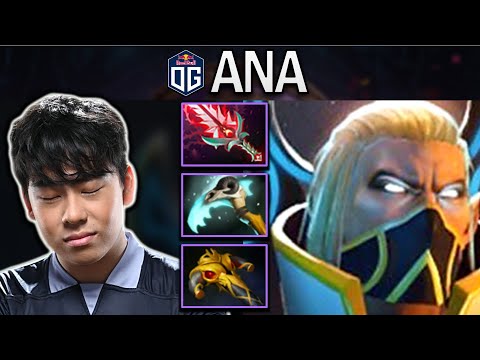 OG.ANA SMURF INVOKER WITH VYSE-BLOODTHORN - DOTA 2 7.30 GAMEPLAY