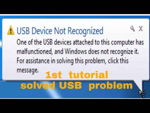 Usb ports not working or not recognized windows easy way sol...