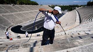 Panathinaiko-Stadion in Athen wird saniert: Für Olympia 1896 aus weißem Marmor erbaut