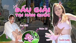 7749 Struggles Wearing Ao Dai to International Tournament 💃 | Fansie Vlog